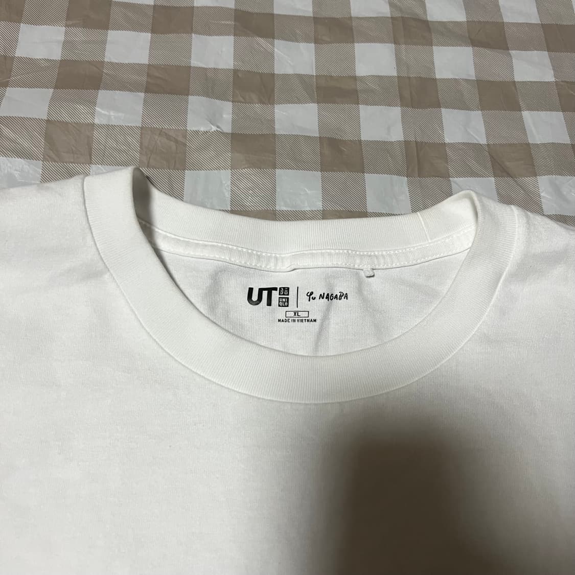 유니클로 나가바 콜라보 반팔 화이트 XL 반팔티 흰색 105 NAGAVA 상품이미지2