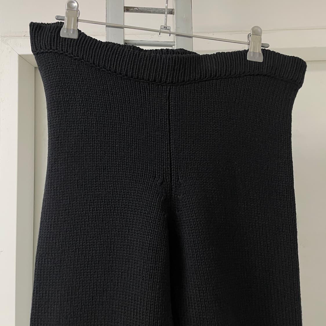 몽클레어 니트 팬츠 블랙 M(W) 상품이미지2