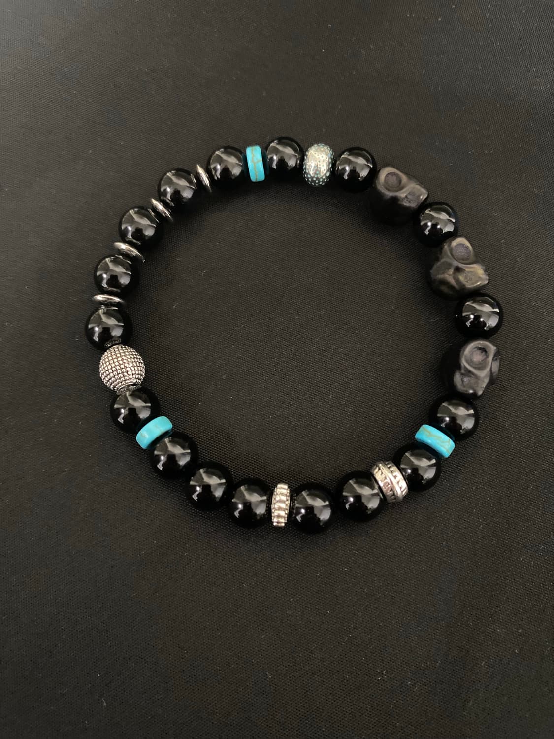 스컬 오닉스 팔찌 상품이미지1