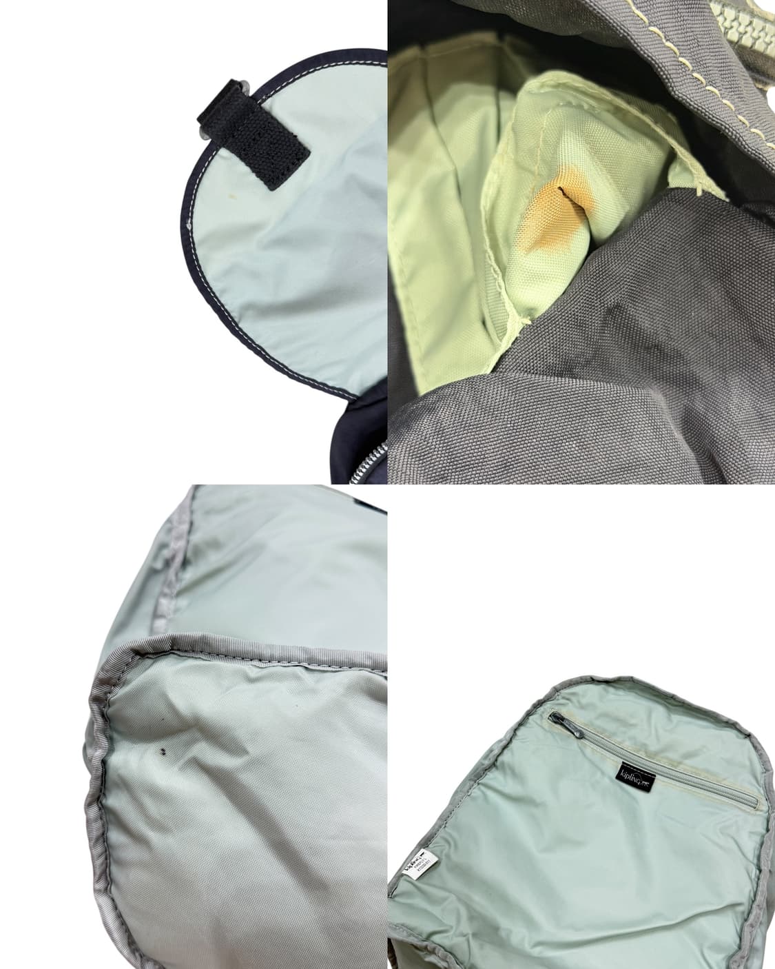 키플링 빈티지 Y2K 포켓 미니 백팩 가방 네이비 상품이미지6