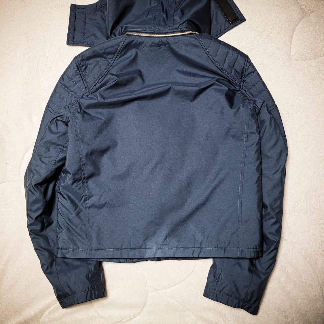 00s Biker Mood Navy Crop Rider Jacket 상품이미지5
