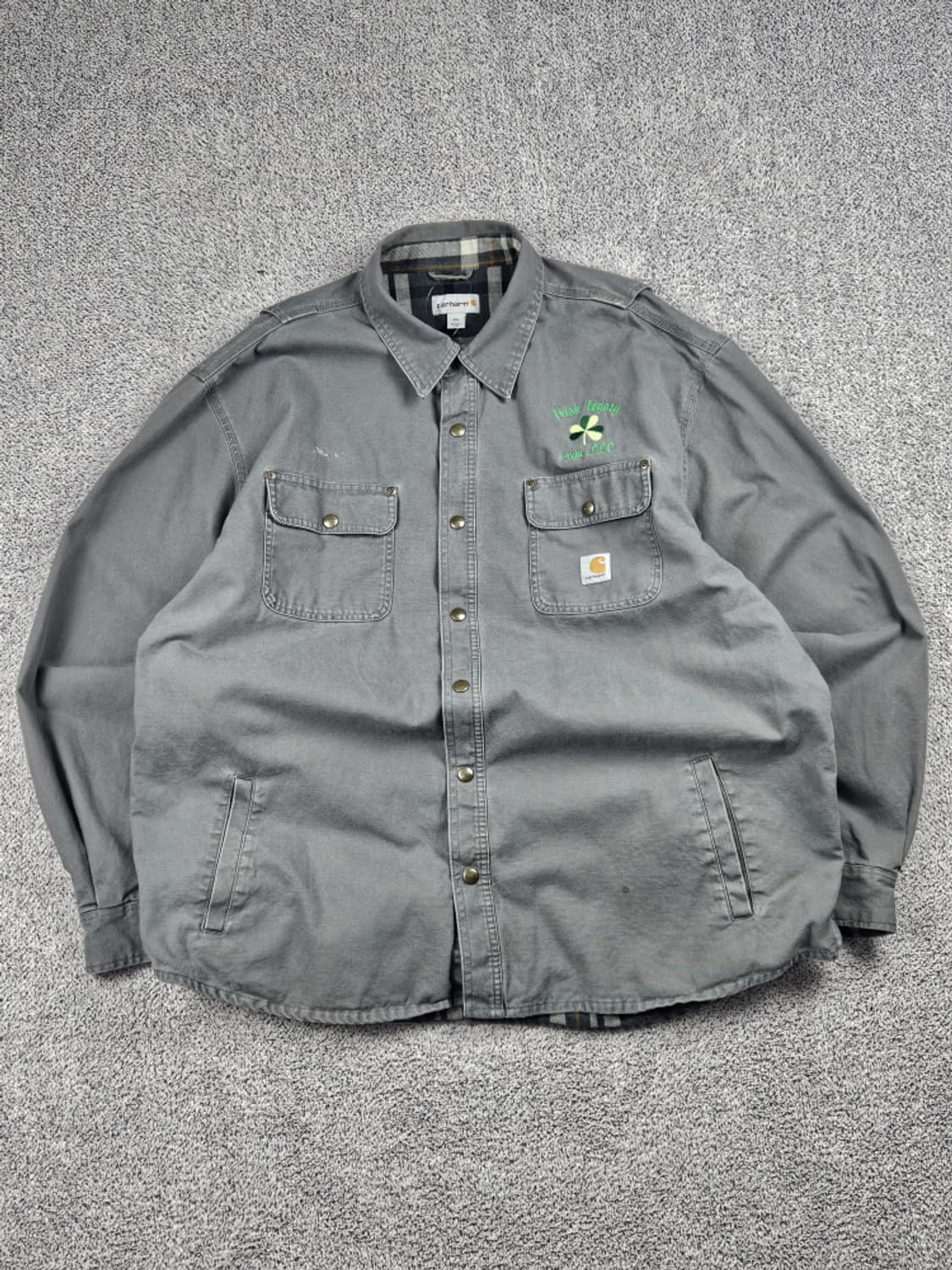 칼하트 캔버스 헤비 플란넬 워크 셔츠 자켓 ( 2XL ) / 10450 상품이미지1