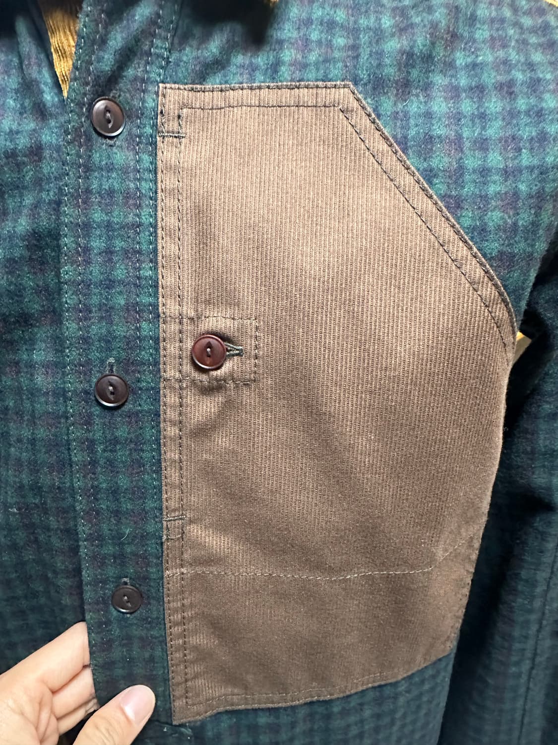 준야 와타나베 꼼데가르송 패널 셔츠 상품이미지4