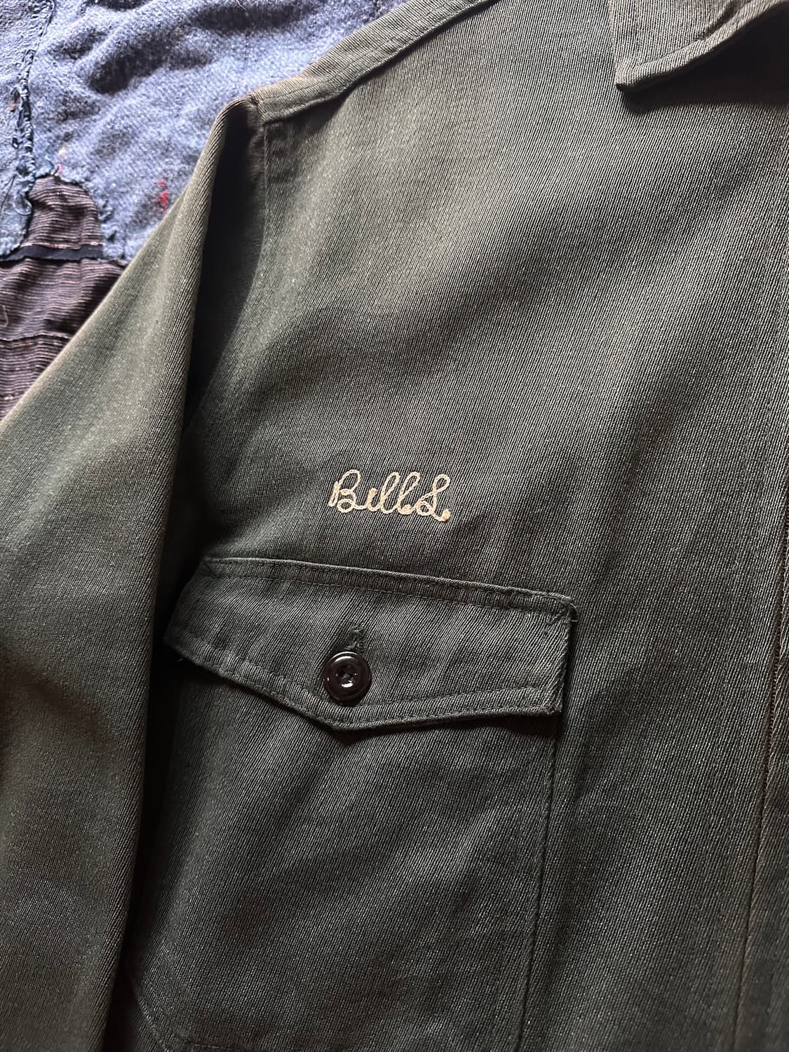 50s USA Whipcord Work Jacket 상품이미지3