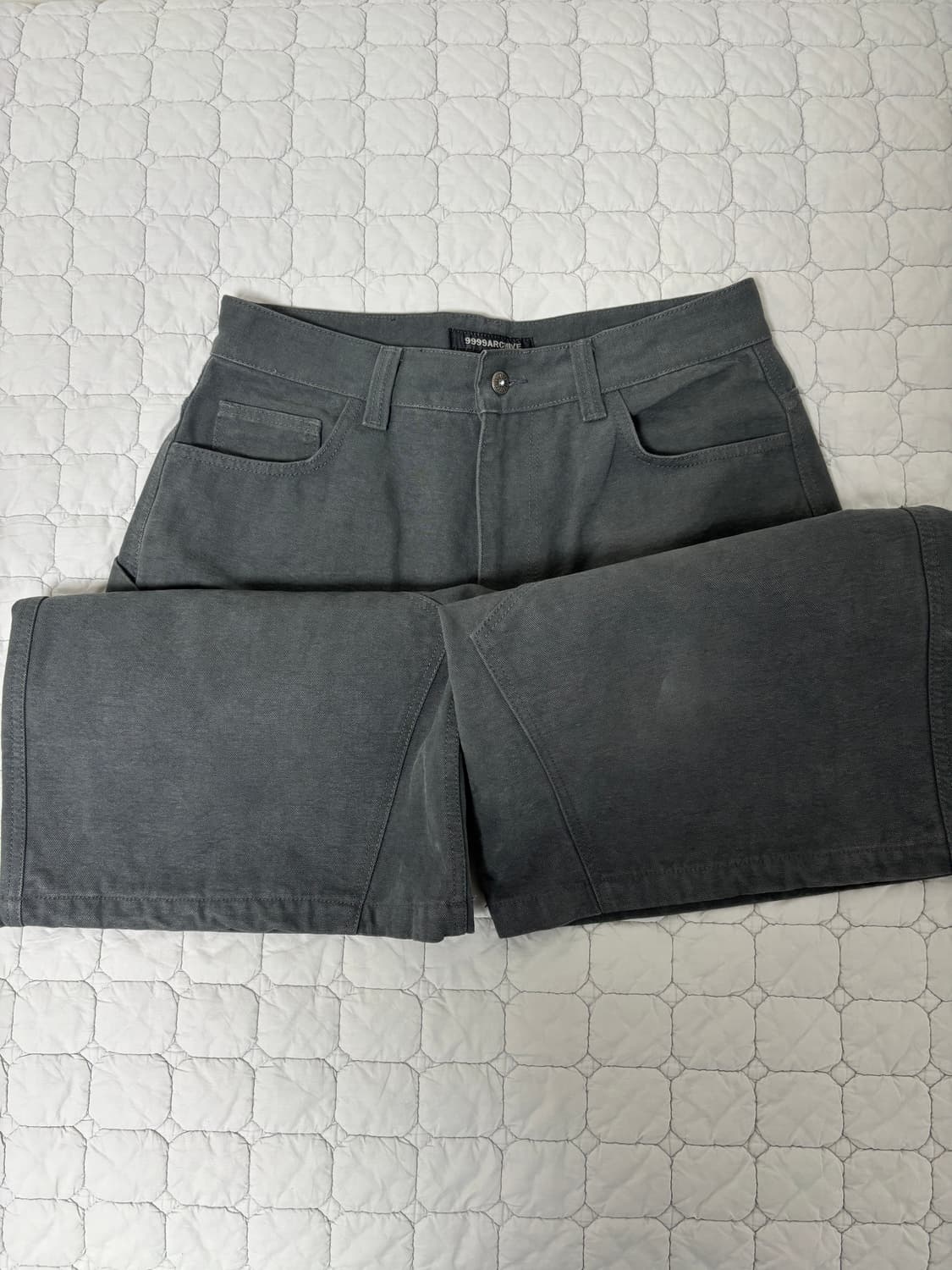 [2] 9999아카이브 더블니 버뮤다 팬츠 상품이미지5