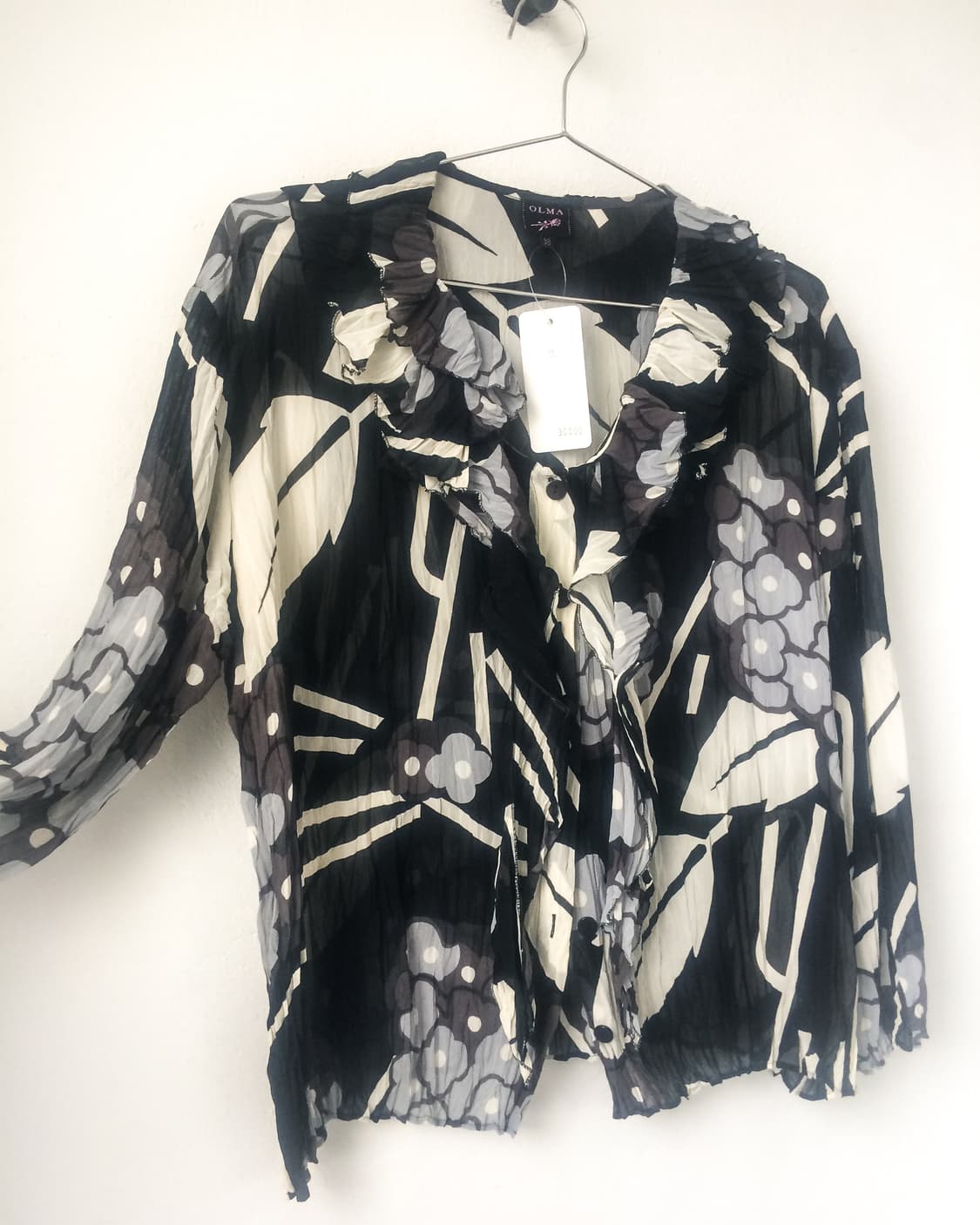 Pattern point pleats cardigan 상품이미지5