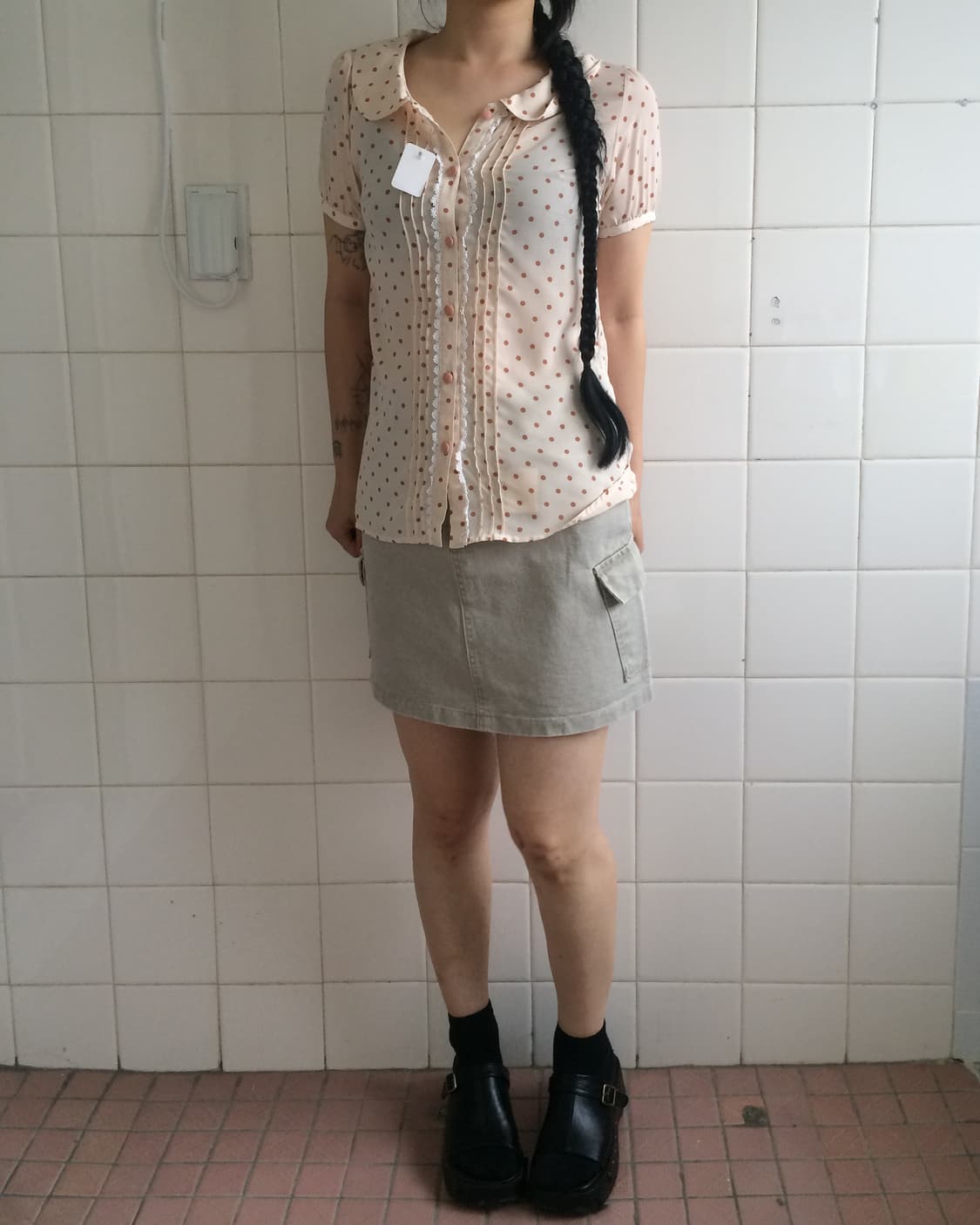 Dot pattern blouse 상품이미지7