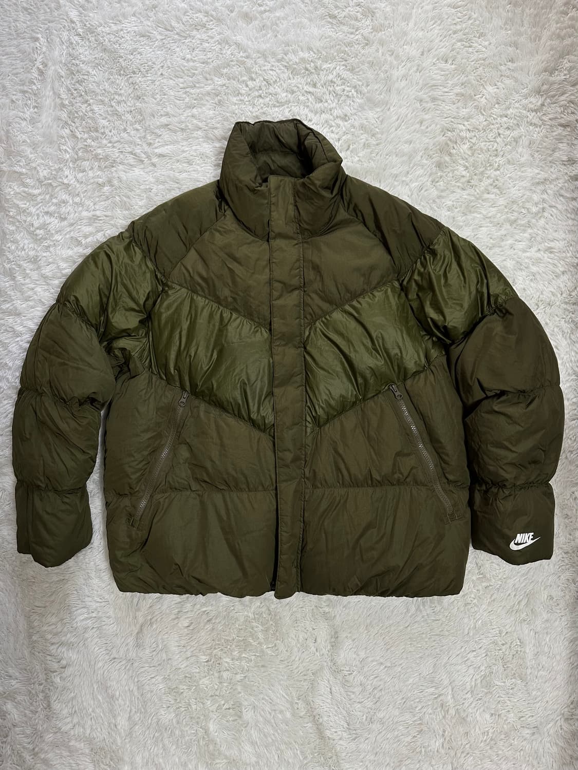 나이키 다운 패딩 자켓 XL 올리브 상품이미지1