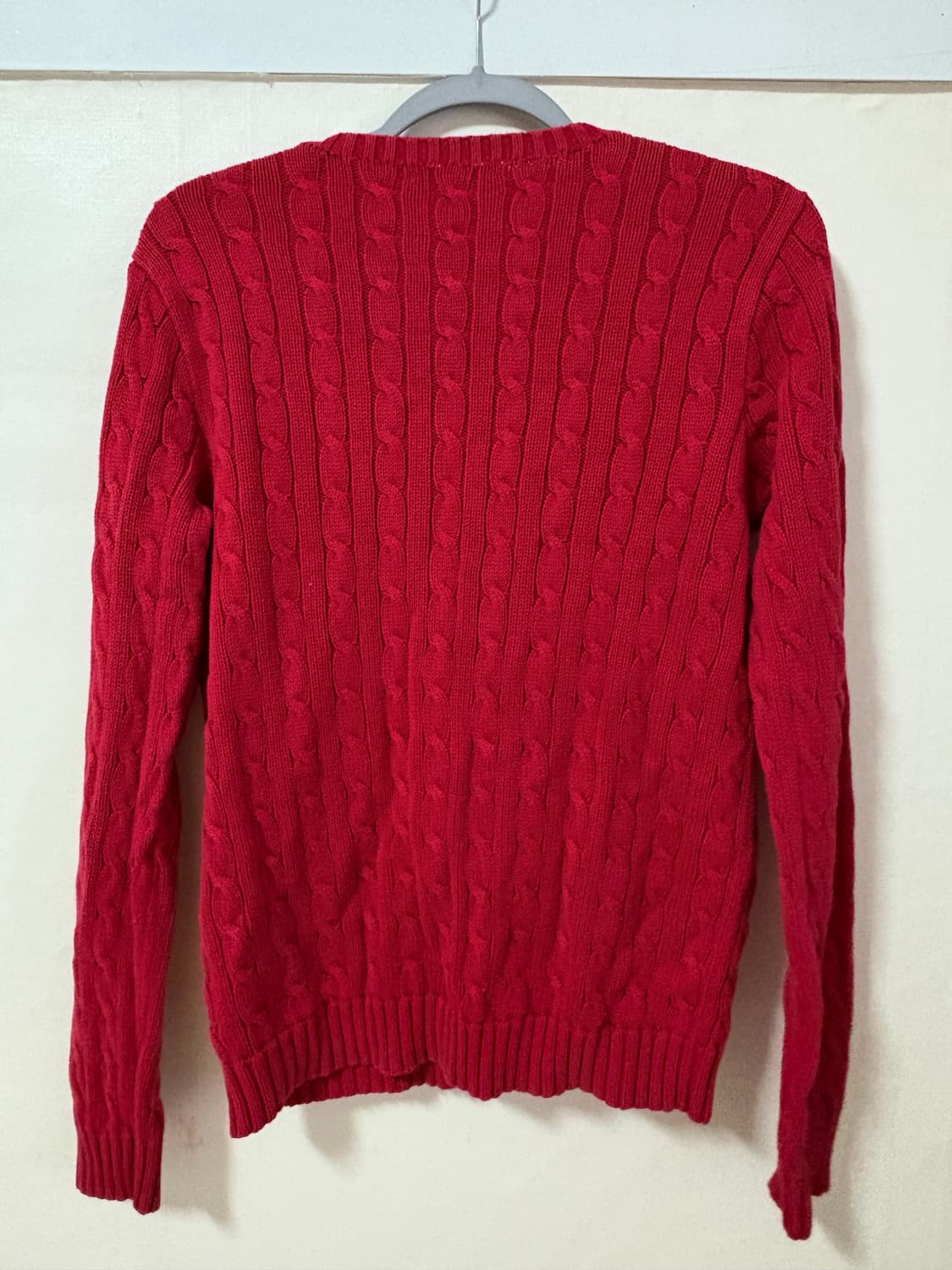 폴로 레드 니트 상품이미지2