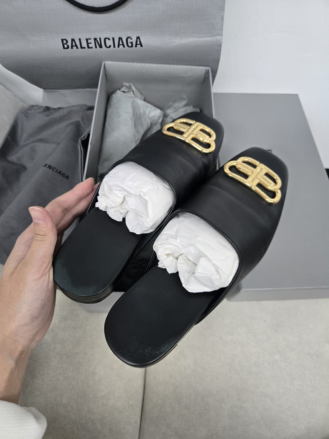 [보증서 정품]발렌시아가 로퍼 슬리퍼 상품이미지6