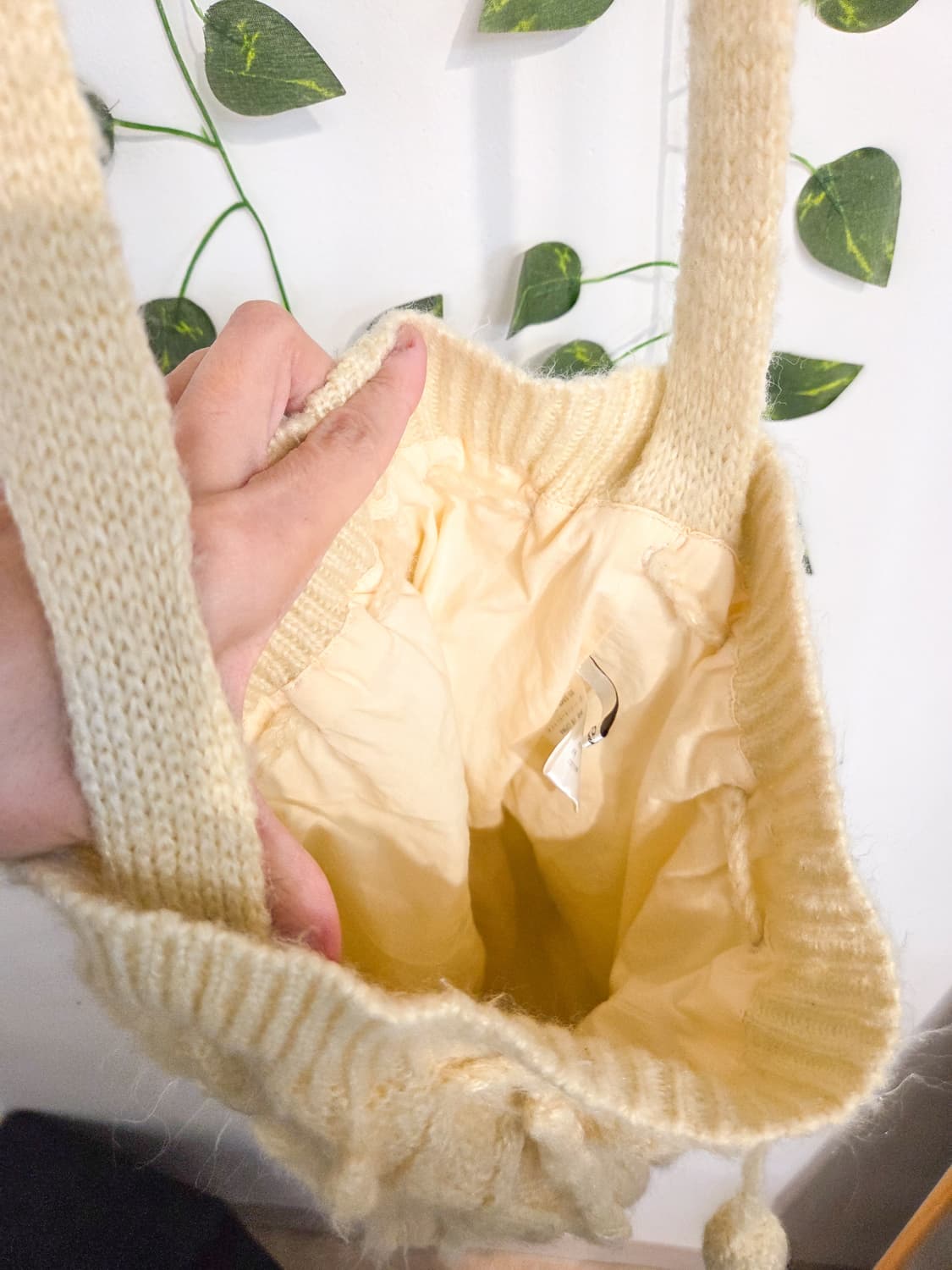 폼폼 니트 가방 상품이미지3