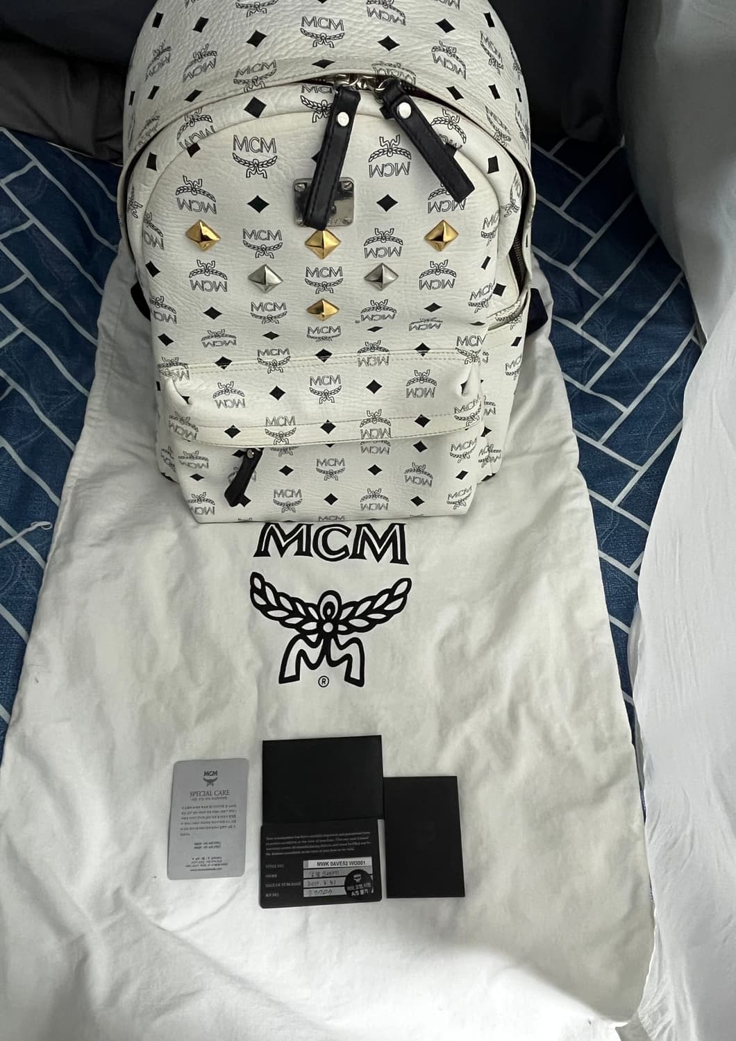 MCM 백팩 화이트 상품이미지1