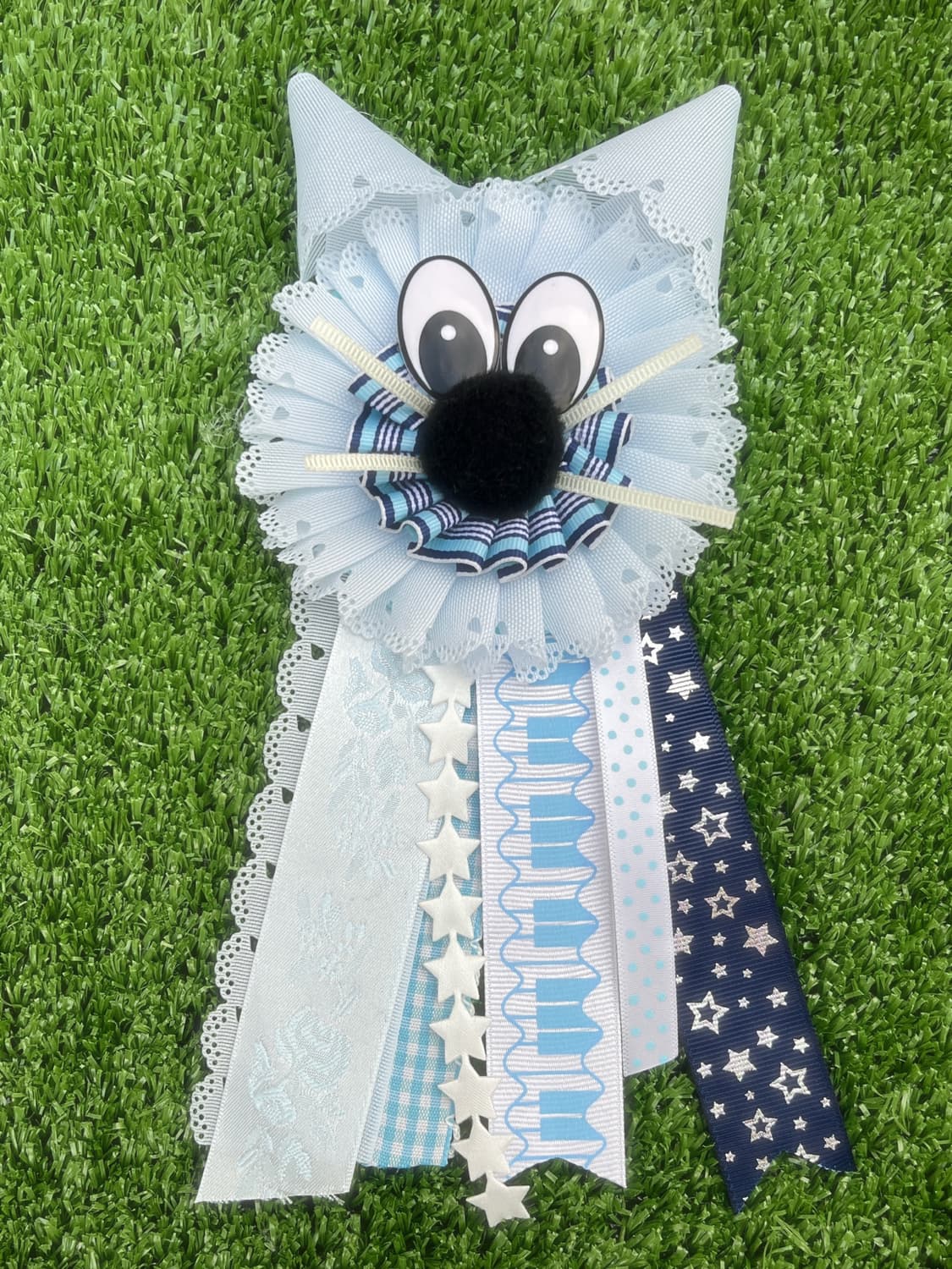 블루 냥이 로제트 키링🐱 상품이미지3