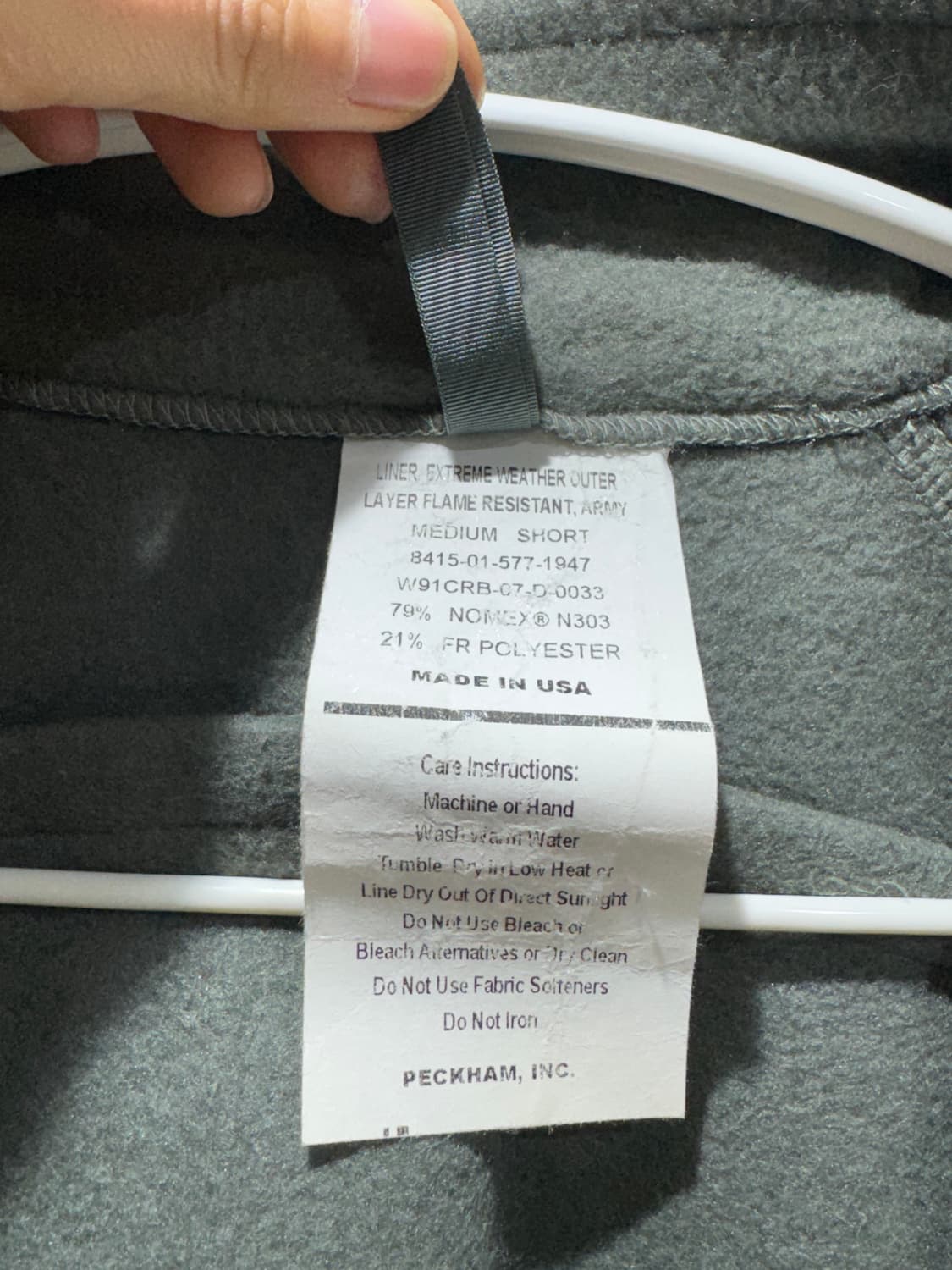 미군 전차병 폴라텍 플리스 자켓 (미듐숏) 상품이미지6