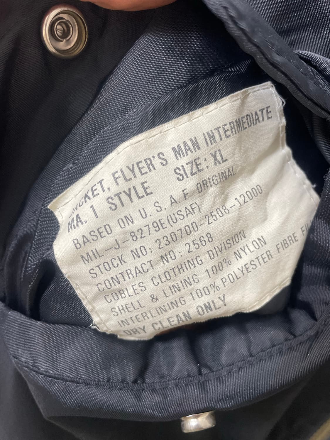 아크로폴Acropole 항공점퍼 XL - J14 상품이미지7