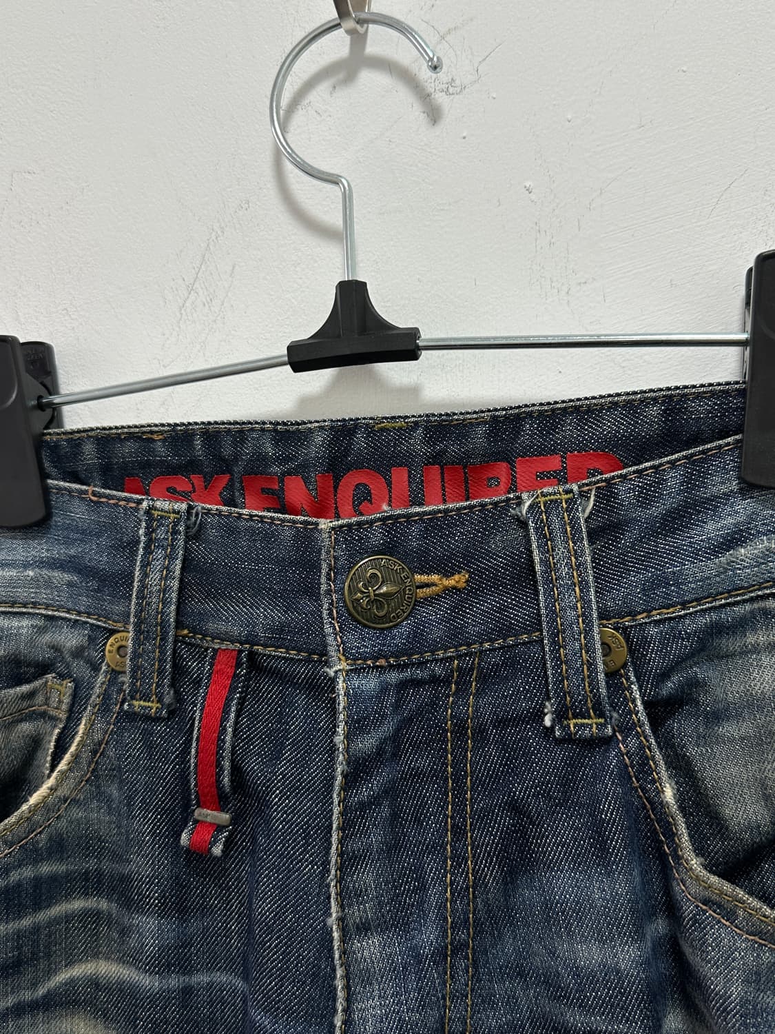 ASK destroyed back patch denim pants 상품이미지8