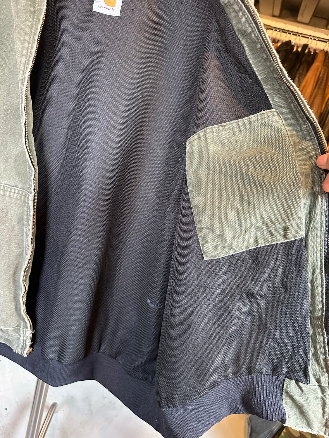 칼하트 디트로이트 페이드 덕 액티브 워크 자켓 상품이미지10