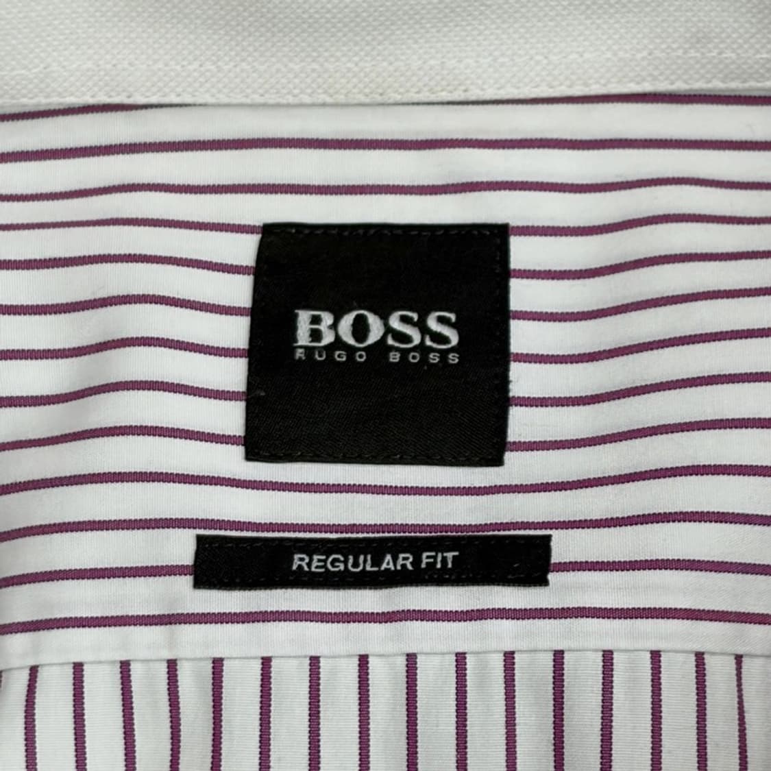 HUGO BOSS 레귤러핏 스트라이프 드레스 셔츠 L 상품이미지5