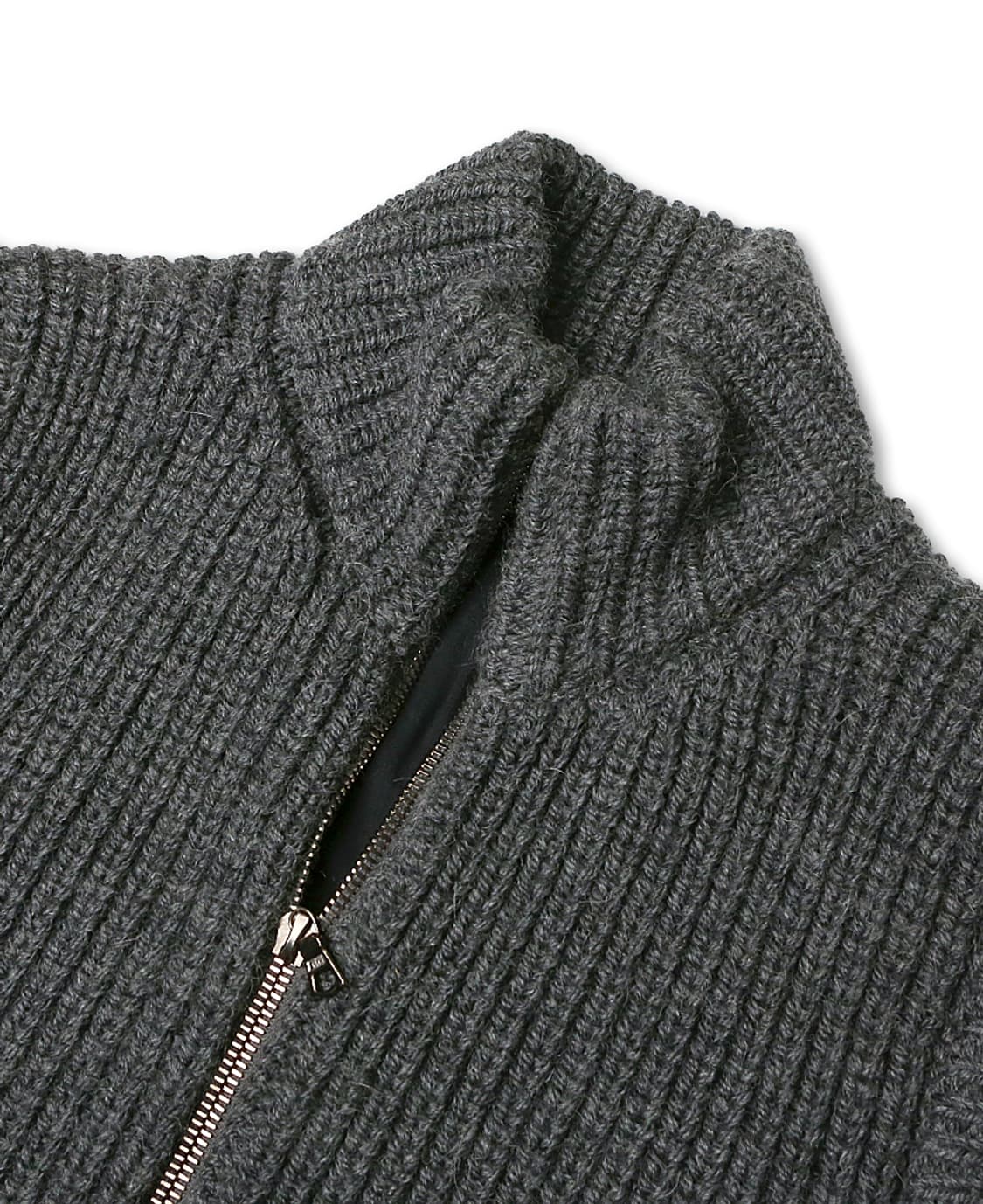 로베르토 콜리나 [Roberto Collina] 그레이 투웨이 니트베스트 상품이미지2