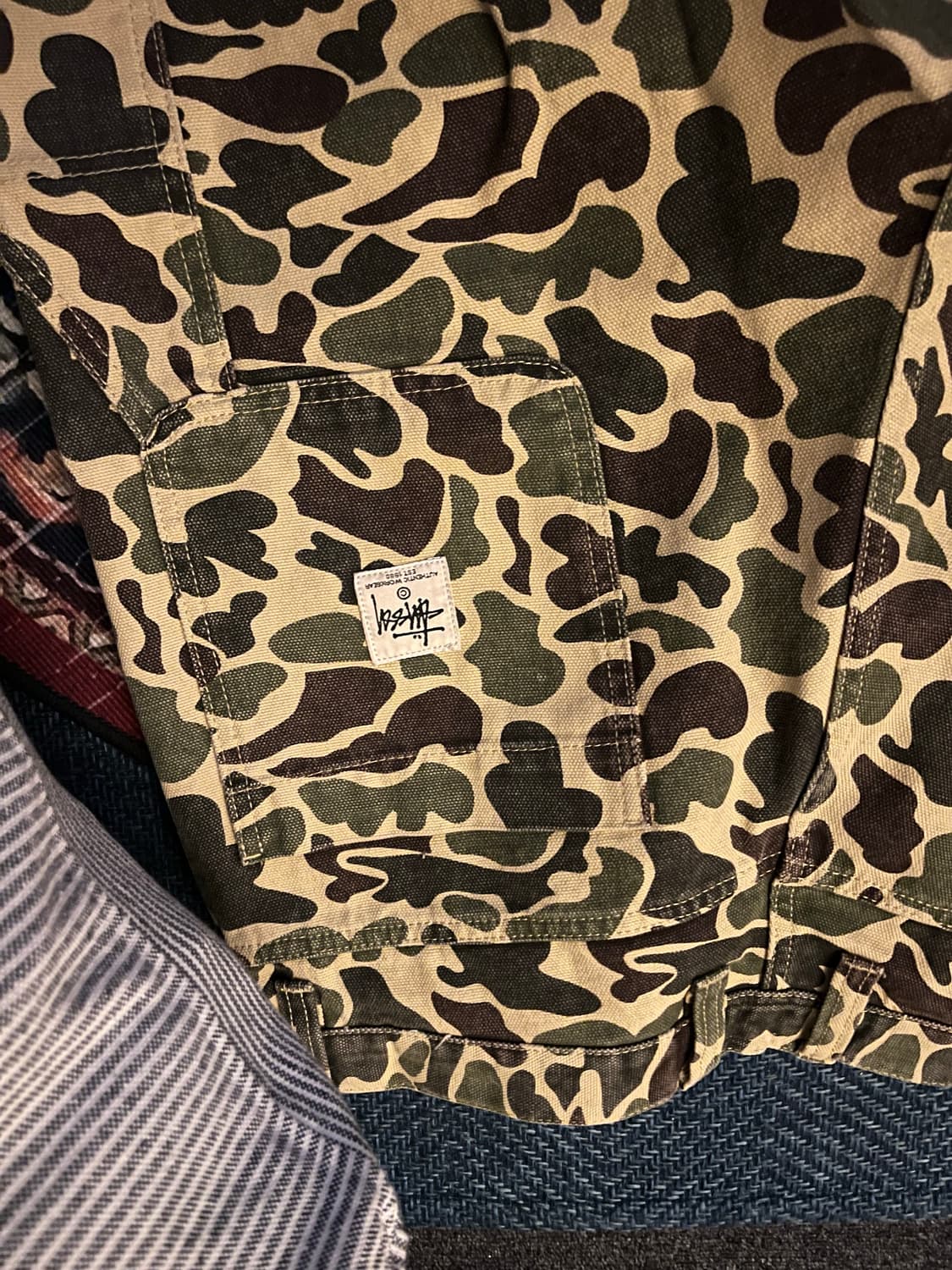 Stussy 덕카모 더블니 카펜터 34 상품이미지4