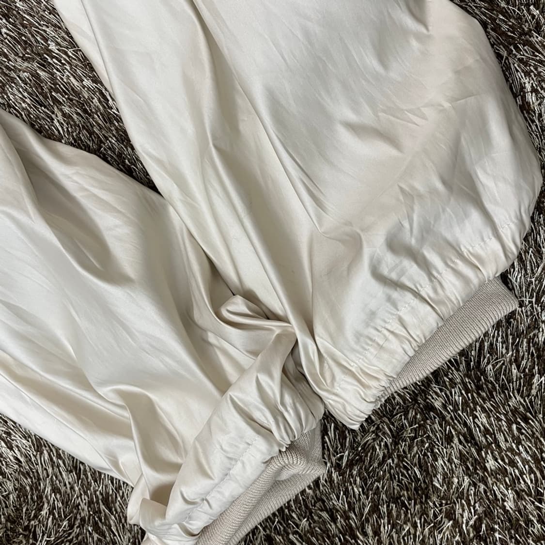 랑방 lanvin sport 크림 나일론 카고 조거 트랙 팬츠 38 상품이미지9
