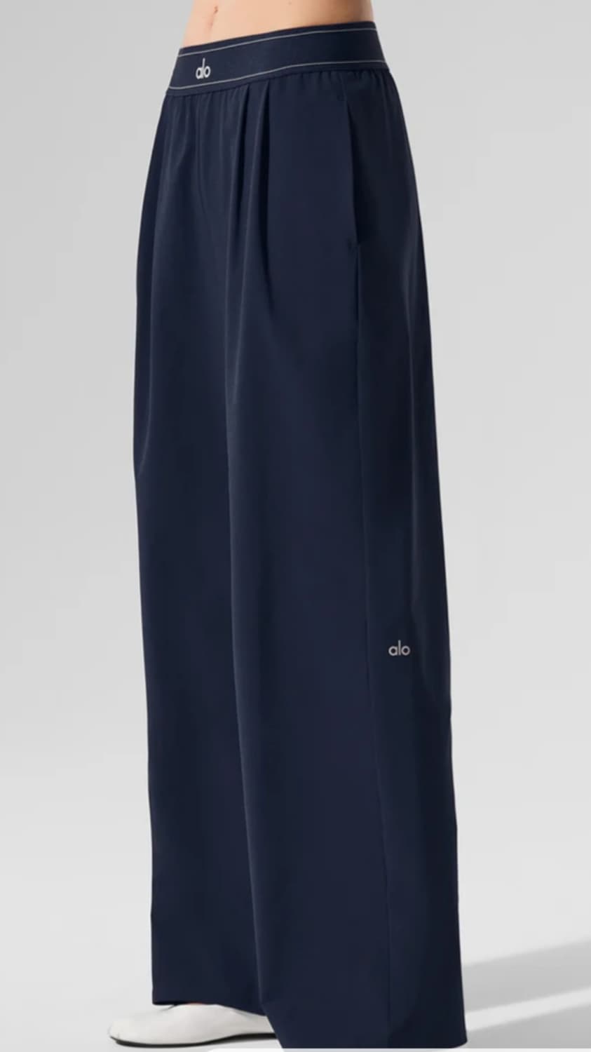 알로요가 네이비 트라우저 팬츠 상품이미지1