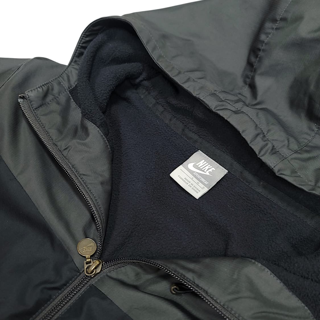 [90] 나이키 블랙 NSW 윈드러너 기모 후드 바람막이 상품이미지7