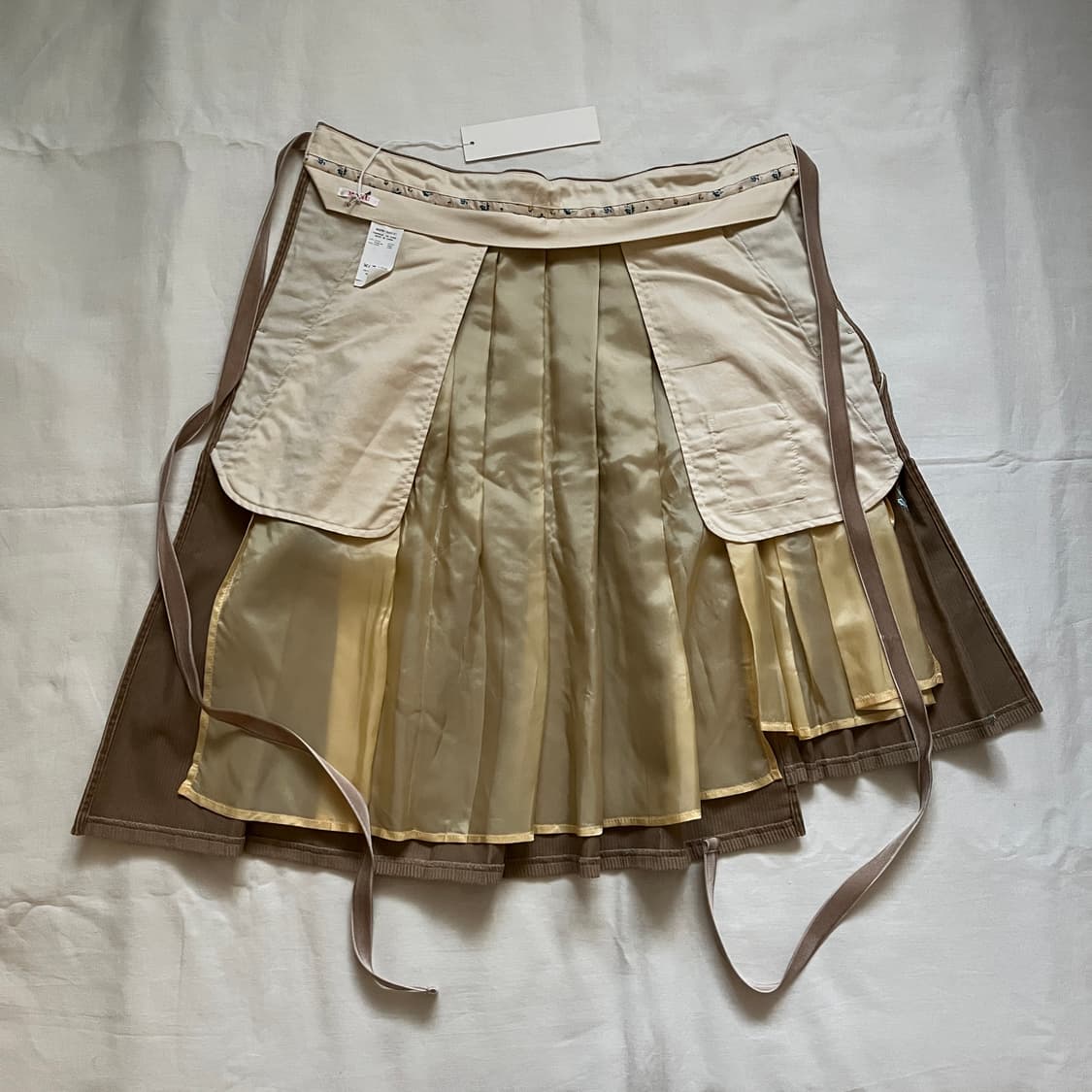 MASU 벨벳 코듀로이 레이어드 스커트 상품이미지7