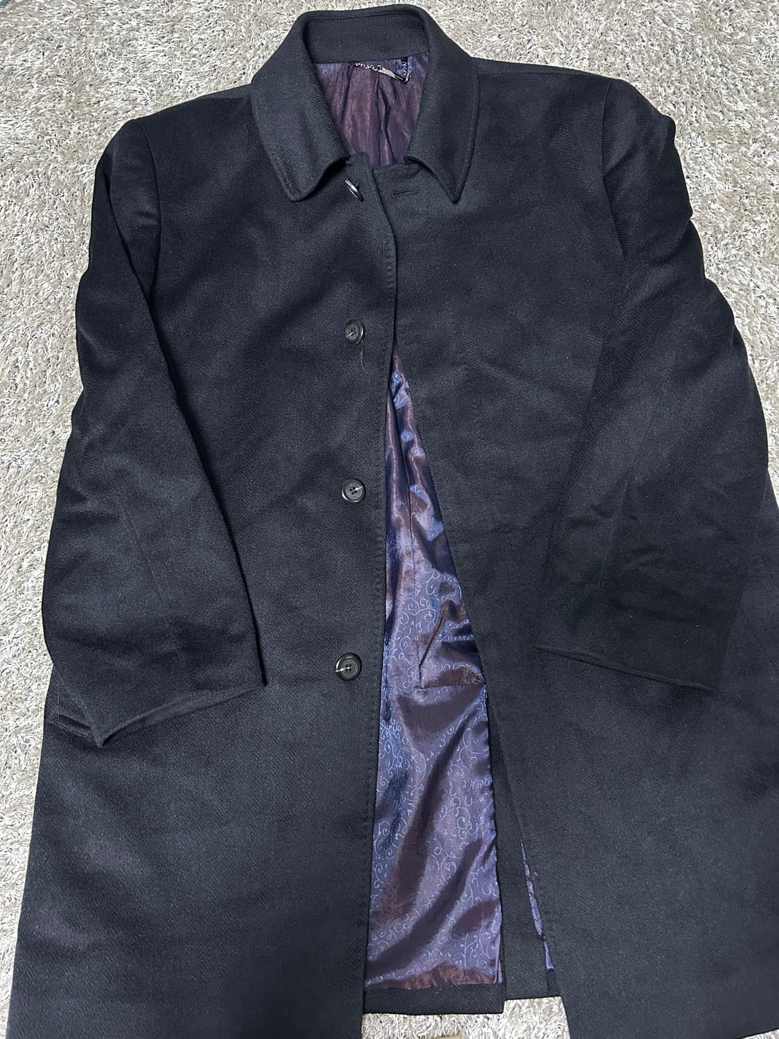 피에르발망 캐시미어100프로 코트 사이즈 105~110  상품이미지1