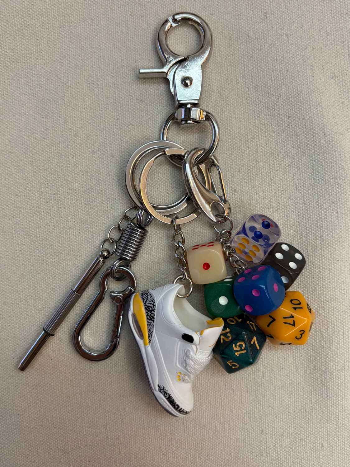 🧿 Dice Runner–멀티 다이스 & 스니커 키링 상품이미지2