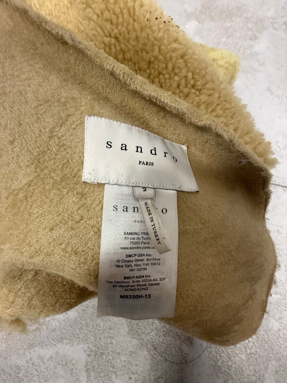 산드로 무스탕 판매 상품이미지5