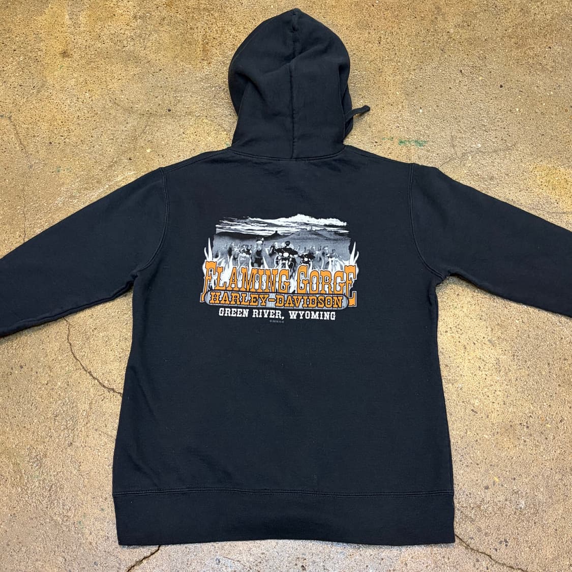 00s 미국 빈티지 할리데이비슨 후드티 후드집업 상품이미지7