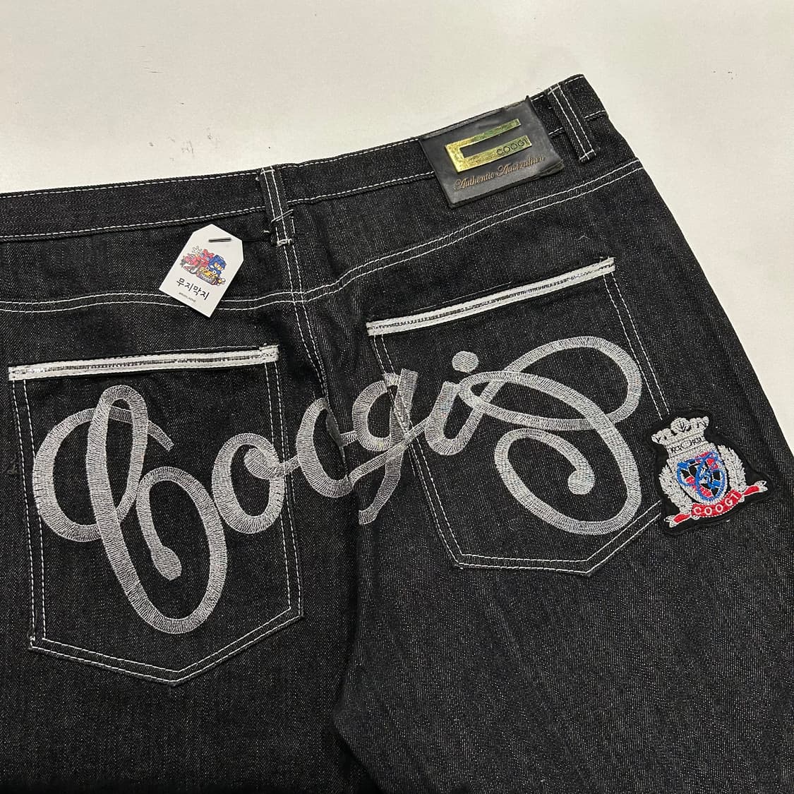 [40] 쿠지 빈티지 블랙 데님 반바지 Coogi A661 상품이미지4