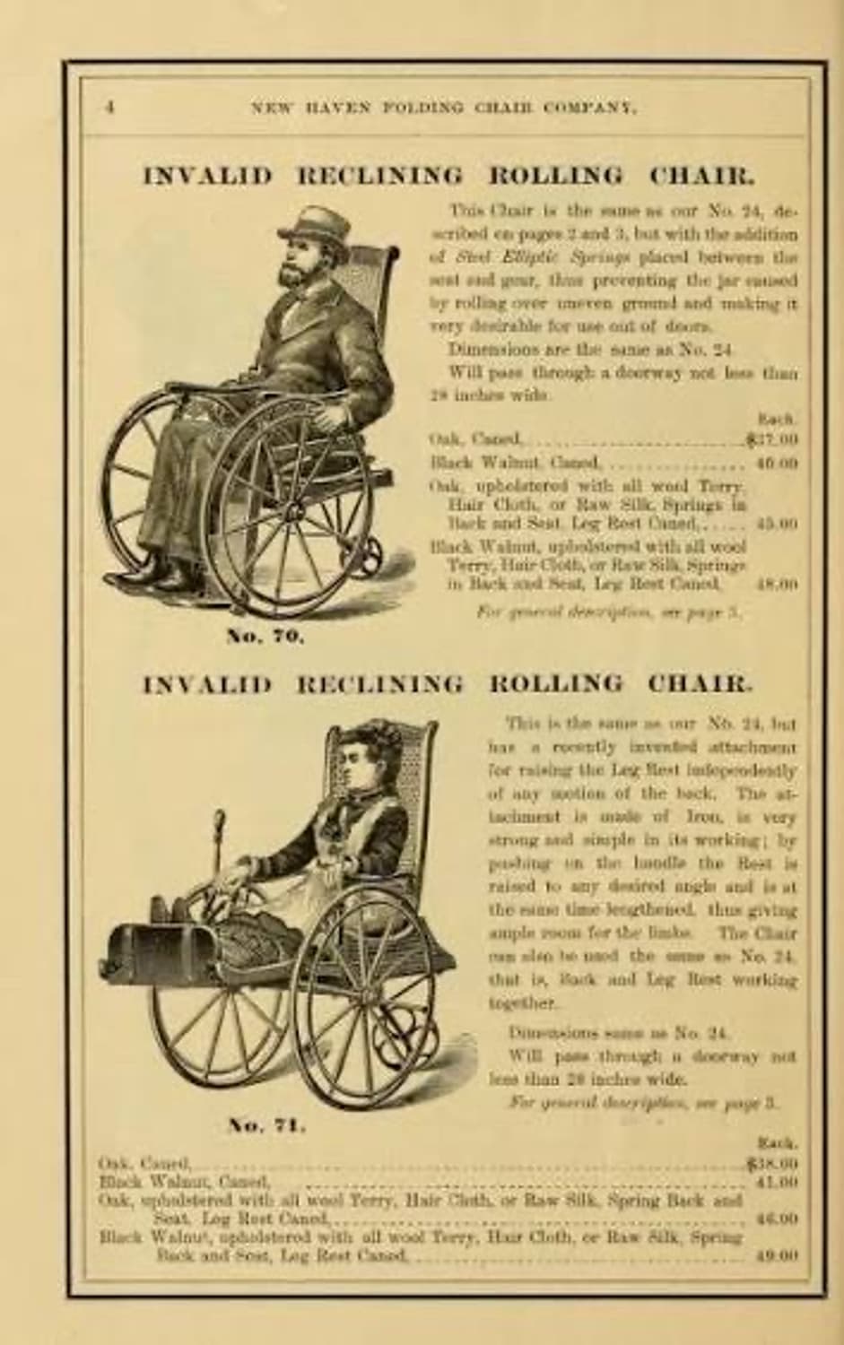 빈티지 소품 1875년 미국 나무 폴딩체어 상품이미지3