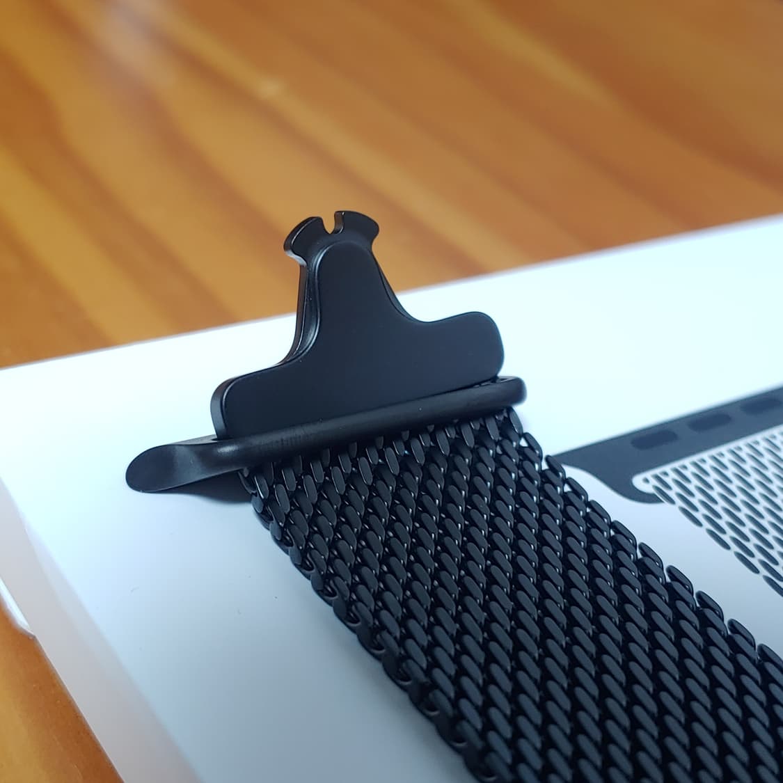 Apple 정품 2025 애플워치 티타늄 밀레니즈 루프 S 블랙 상품이미지5