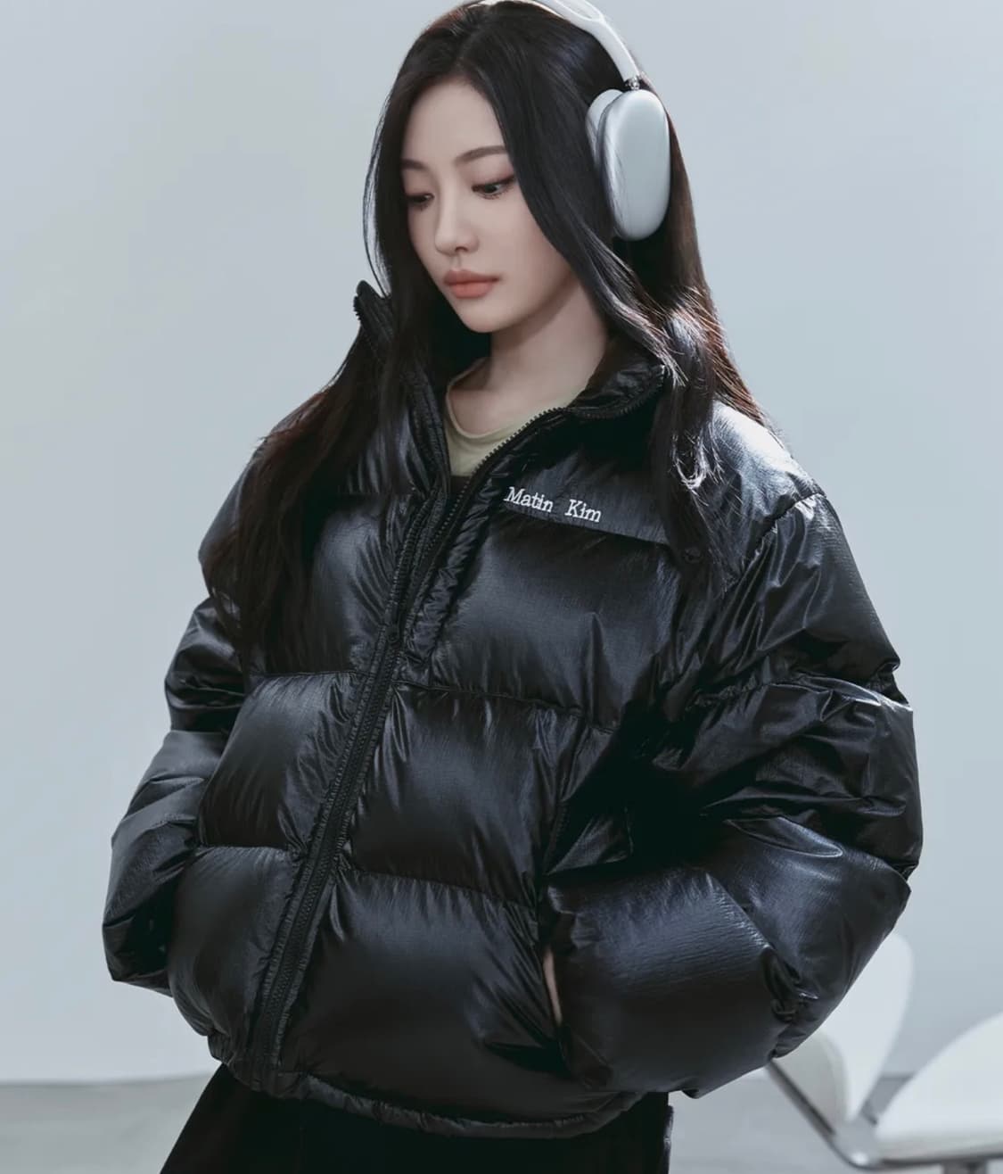 마뗑킴 로고패딩 S사이즈 상품이미지1