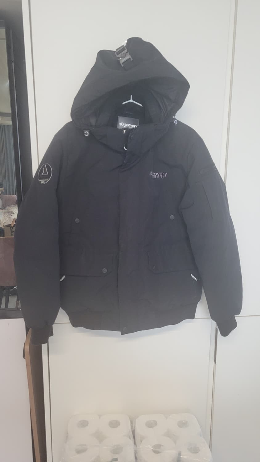 디스커버리 남성 숏  다운패딩 -100사이즈 상품이미지2