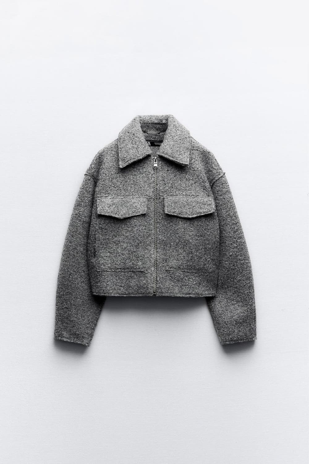 자라 부클 크롭 자켓 S 상품이미지1