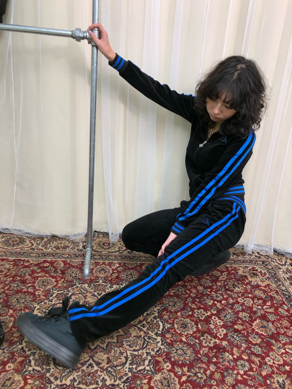 XS kappa 00's 카파 벨루어 트랙 셋업 상품이미지3