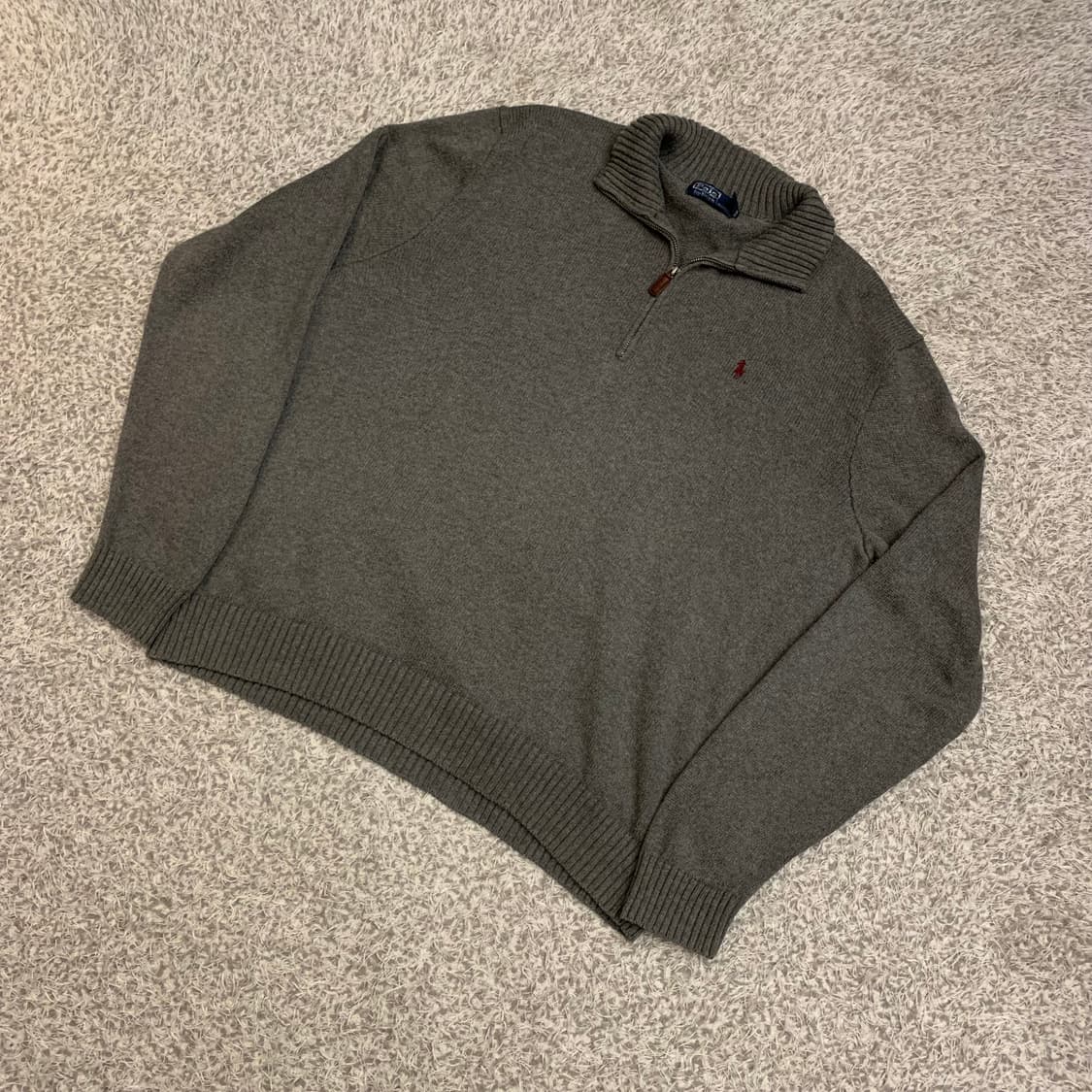 폴로 반집업 스웻셔츠 폴로 니트 폴로 스웻셔츠 상품이미지1
