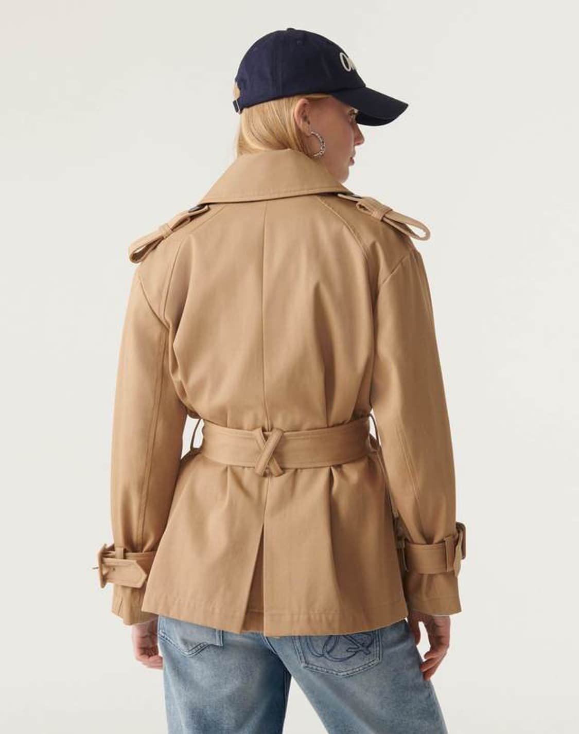 정가 73만원대) [1] ba&sh 바쉬 정품 하프 벨트 트렌치코트 상품이미지5