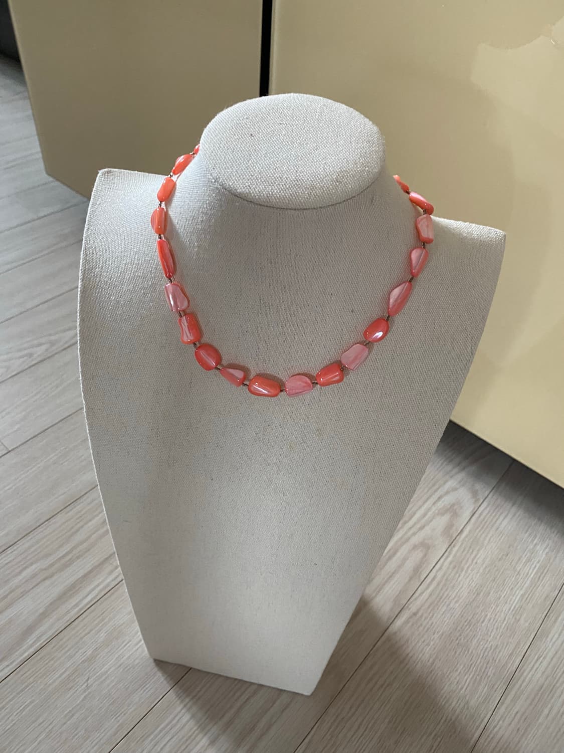 빈티지 코랄 비즈 목걸이 상품이미지6