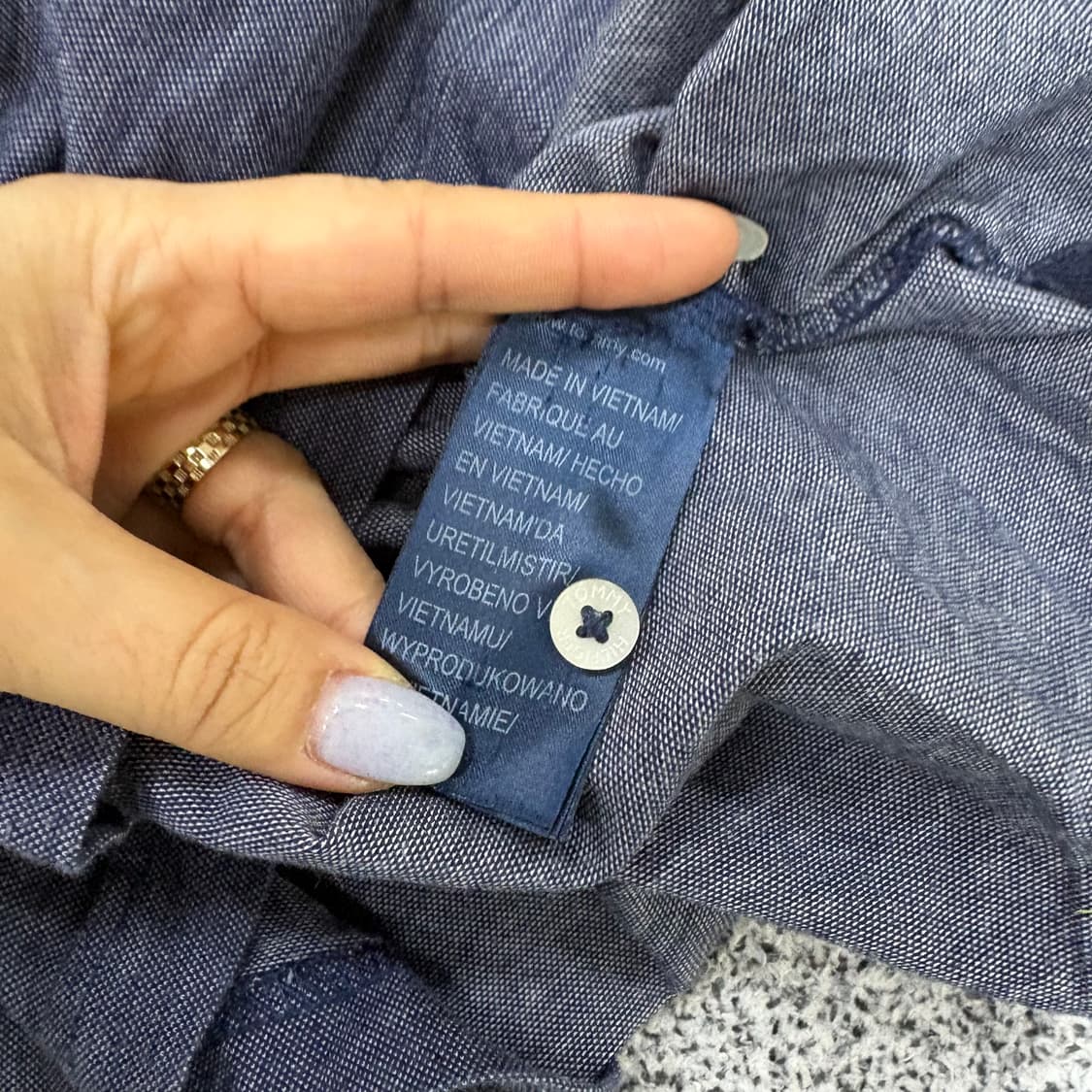 M 타미힐피거 남성 슬림핏 반팔 티셔츠 0319J 상품이미지4