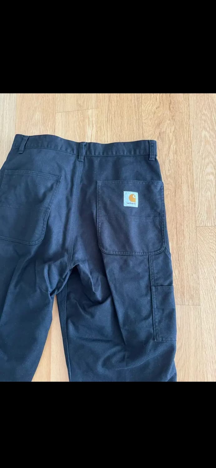 칼하트wip 윕 미드랜드 싱글니 팬츠 블랙 M 상품이미지4