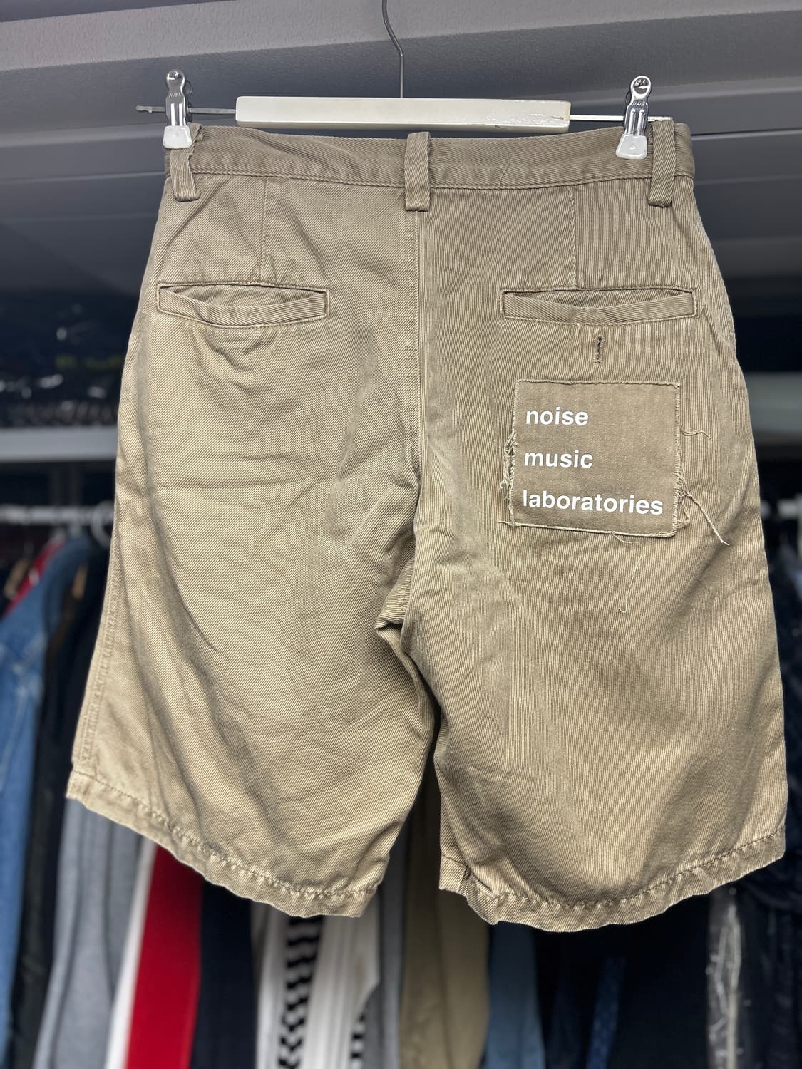 언더커버 noise music laboratories 베이지 쇼츠 2 상품이미지1
