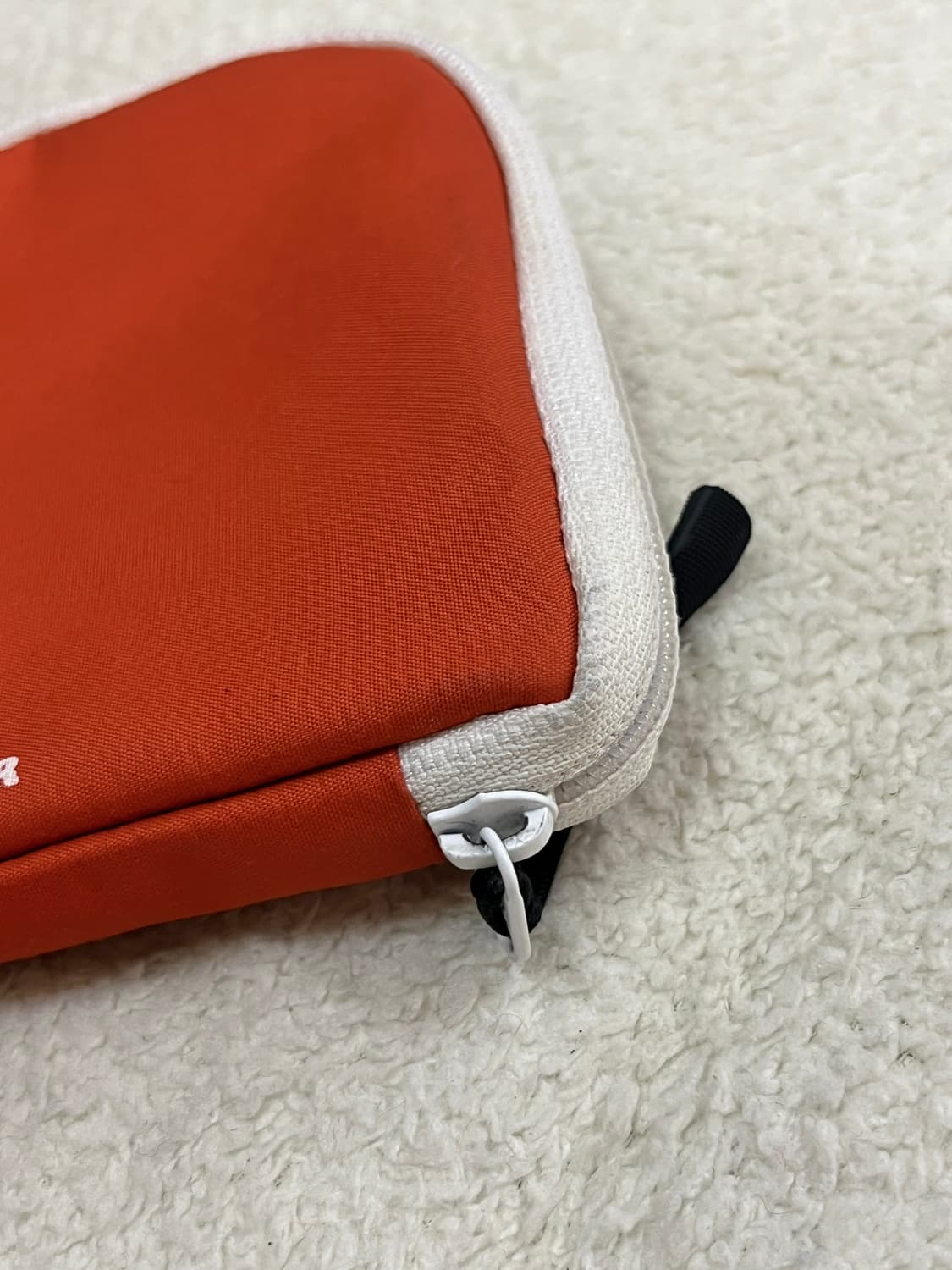 Porter 포터 화이트 트림 지갑 오렌지 상품이미지9