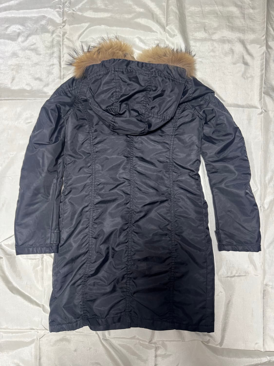 00s Style Fur Long Jacket 상품이미지4