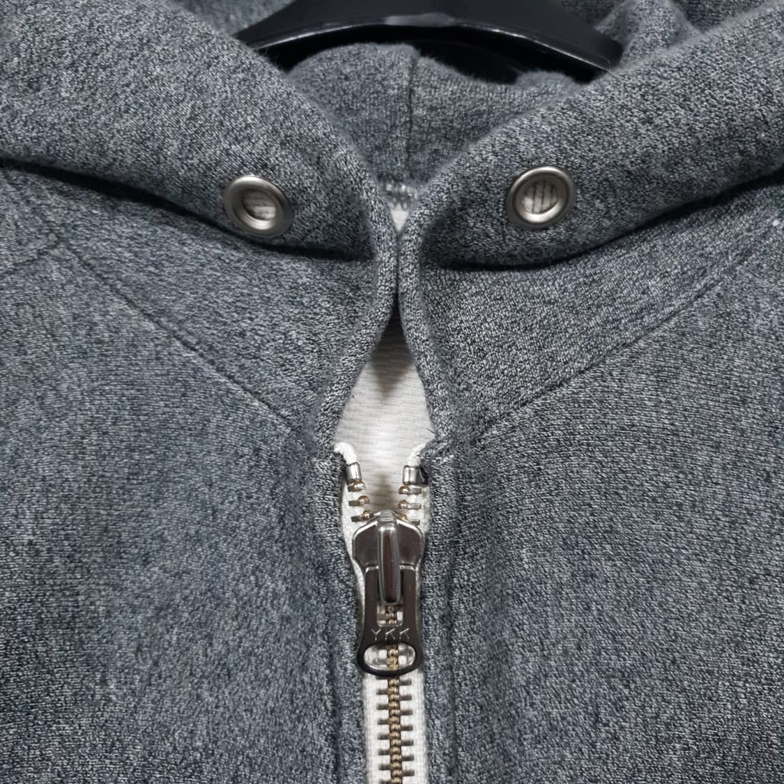 M (95) 헤리티지플로스 초판 후드집업 자켓 그레이 상품이미지3