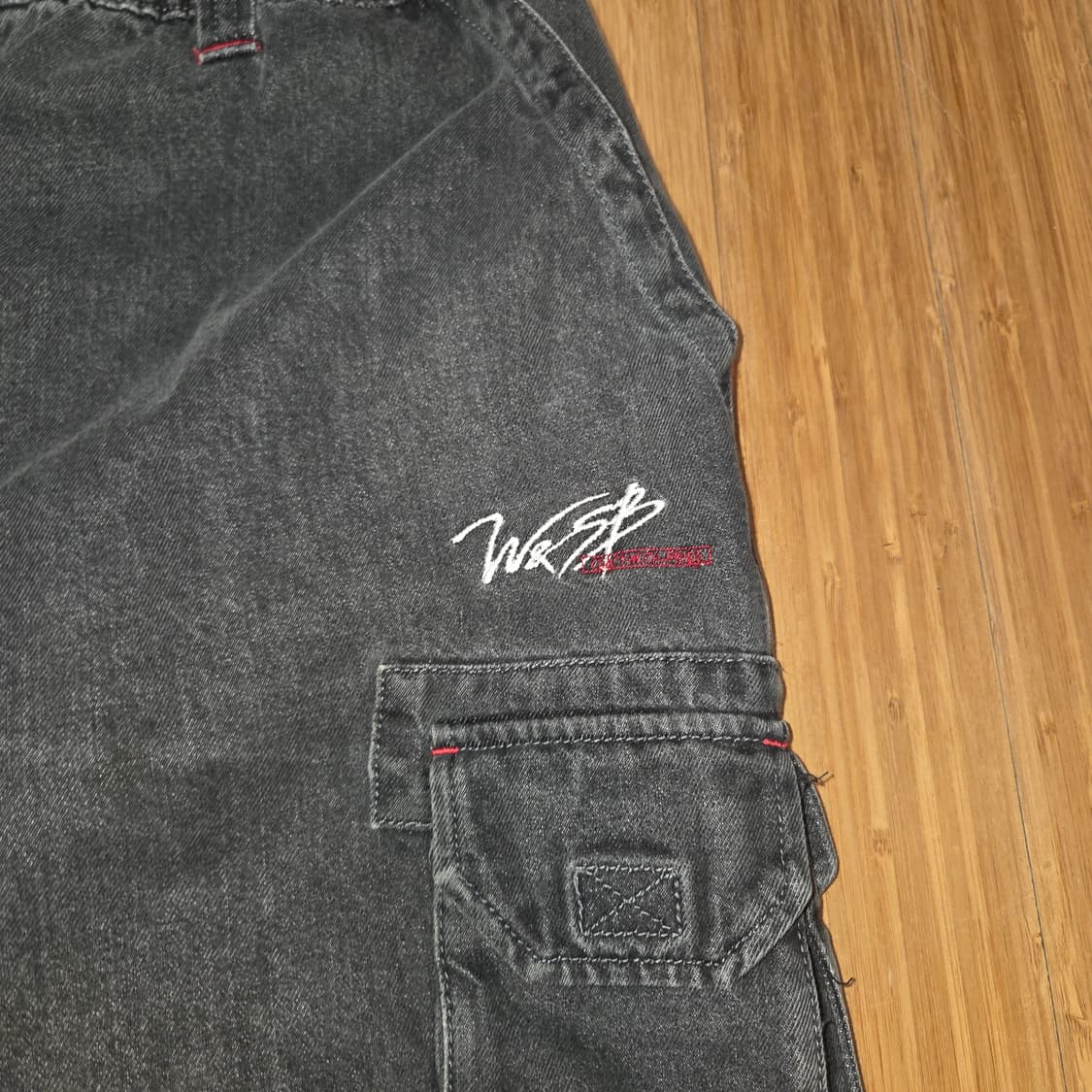 올드스쿨 W&SB 카고 데님 팬츠 (34-40in) 상품이미지2