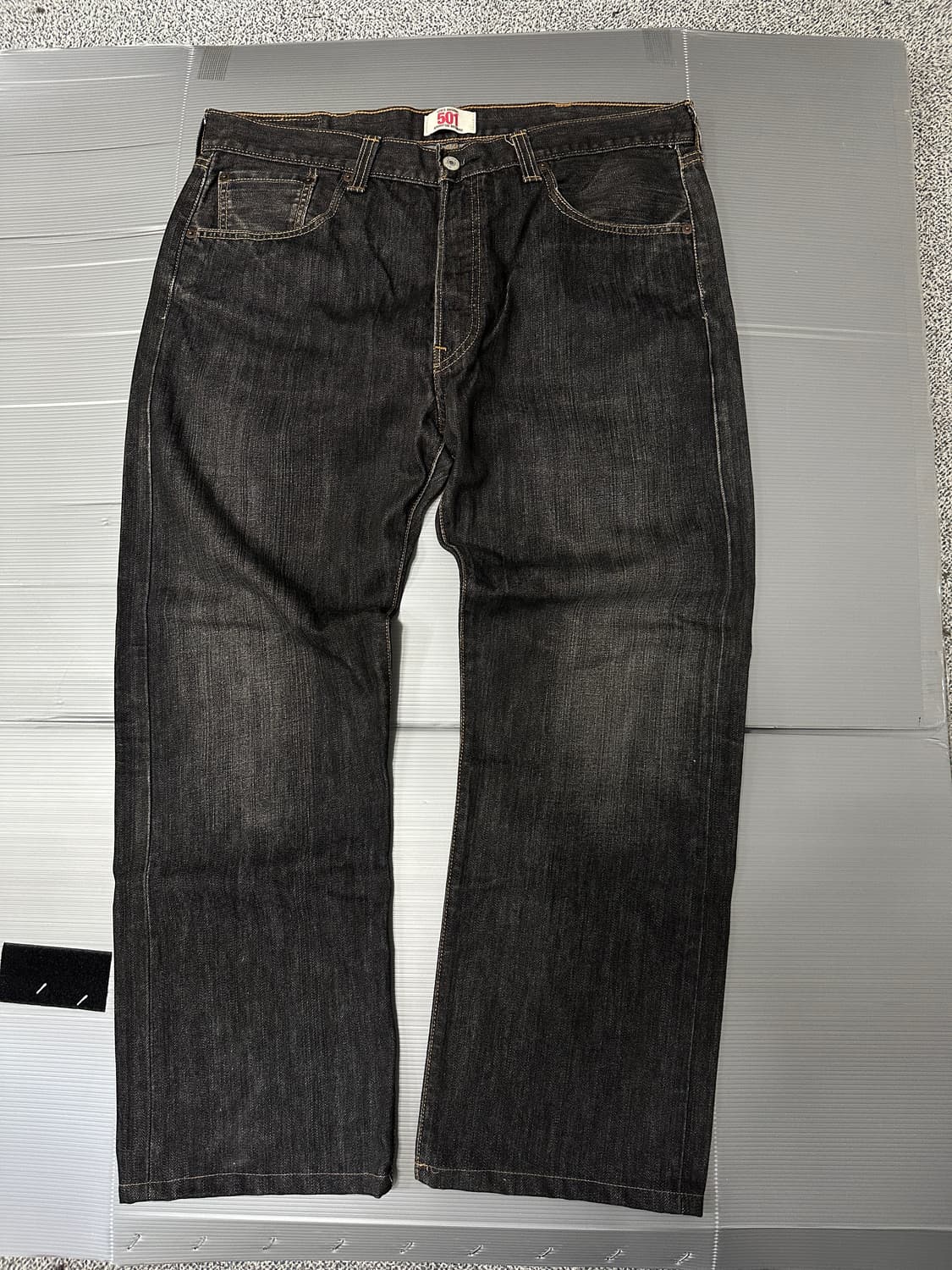 리바이스 501 데님 팬츠 바지 흑청 38X32  상품이미지1